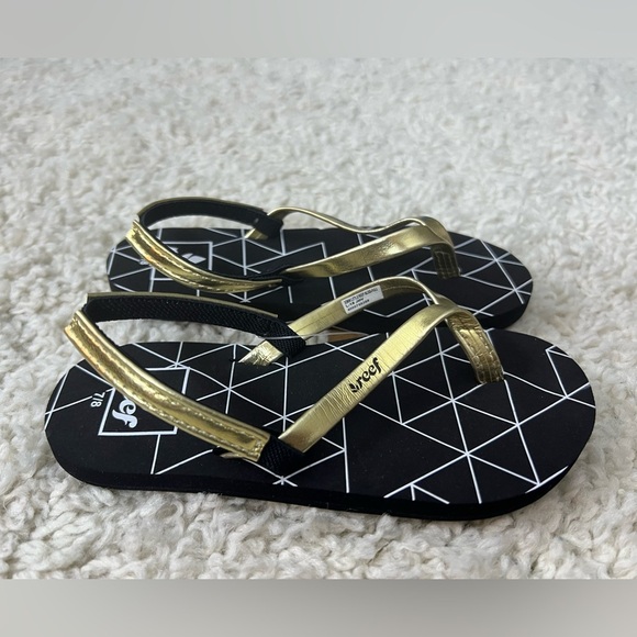 Kids 7/8 Little Reef Bliss-Full Flip Flops NWT - Picture 4 of 7